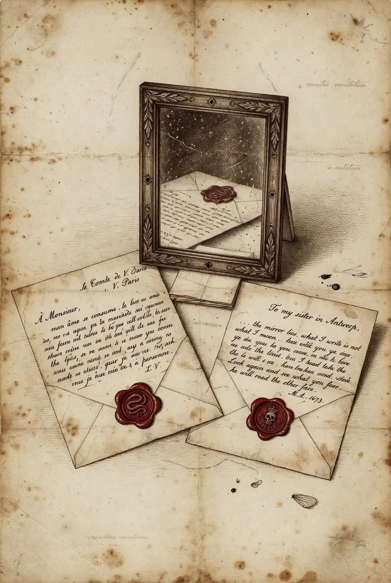 Image pivot — le basculement entre les deux lettres